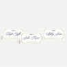 Gatsby Navy Wedding Place Cards Printable Template