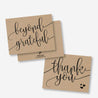 Generic Kraft Thank You Card Printable Template