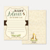 Giraffe Baby Shower Advice Card Printable Template