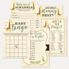 Giraffe Baby Shower Games Set Printable Template
