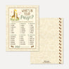 Giraffe Baby Shower Games Set Printable Template