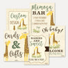 Giraffe Baby Shower Sign Bundle Printable Template