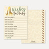 Giraffe Baby Shower Wishes Card Printable Template