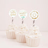 Blue Donut Baby Shower Cupcake Toppers Printable Template