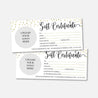 Gold Dots Gift Certificate Printable Template