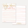 Pink Donut Baby Shower Advice Card Printable Template