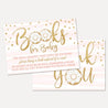 Pink Donut Baby Shower Book Request Card Printable Template
