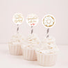 Pink Donut Baby Shower Cupcake Toppers Printable Template