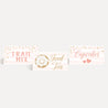 Pink Donut Baby Shower Food Tent Cards Printable Template