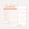 Pink Donut Baby Shower Games Set Printable Template