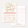 Pink Donut Baby Shower Invitation Printable Template