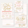 Pink Donut Baby Shower Invitation Suite Printable Template