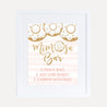 Pink Donut Baby Shower Mimosa Sign Printable Template