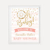 Pink Donut Baby Shower Welcome Sign Printable Template