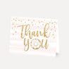 Pink Donut Baby Shower Thank You Card Printable Template