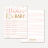 Pink Donut Baby Shower Prediction Advice Wishes Bundle Printable Template