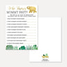 Gold Safari Baby Shower Who Knows Mommy Best Game Printable Template