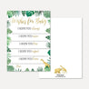 Gold Safari Baby Shower Prediction Advice Wishes Bundle Printable Template
