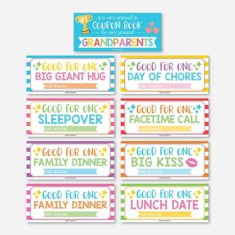 Grandparents Coupon Book Printable