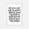 Here Sleeps A Girl Wall Art Printable Template