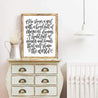 Here Sleeps A Girl Wall Art Printable Template