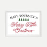 Have Yourself A Merry Little Christmas Holiday Print Template Printable 