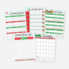 Holiday Planner Printable Template