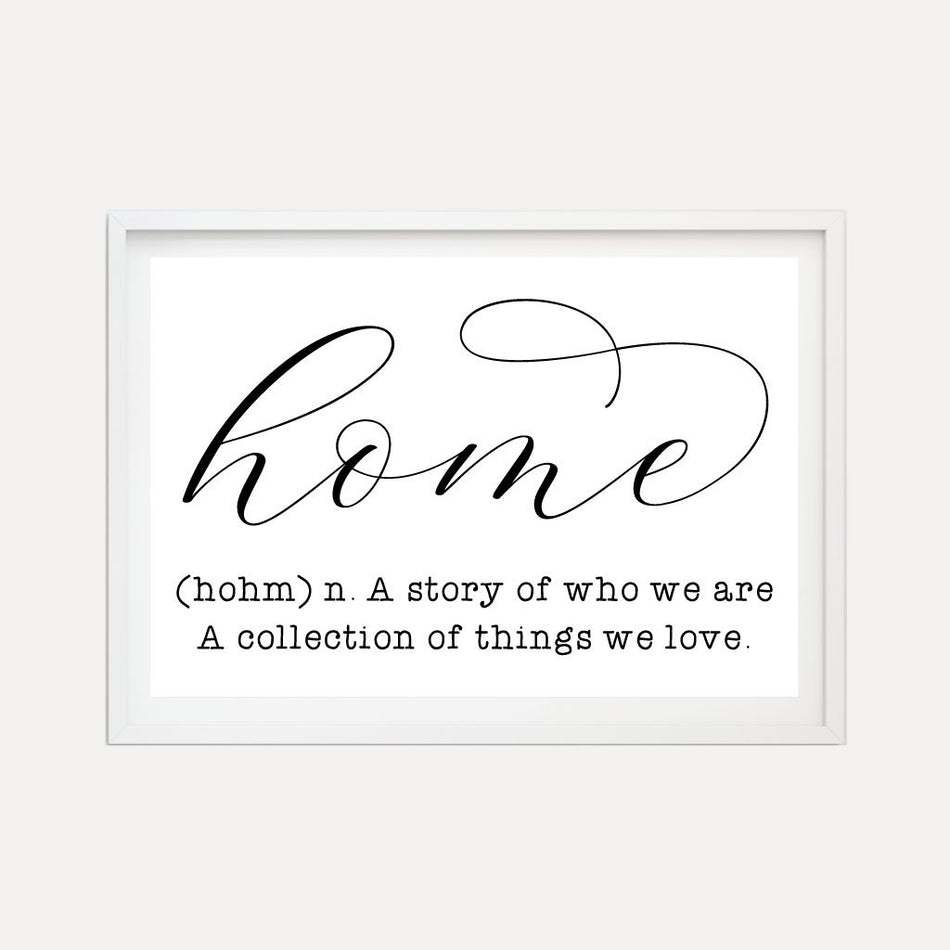 Home Definition Home Decor Sign Template Printable