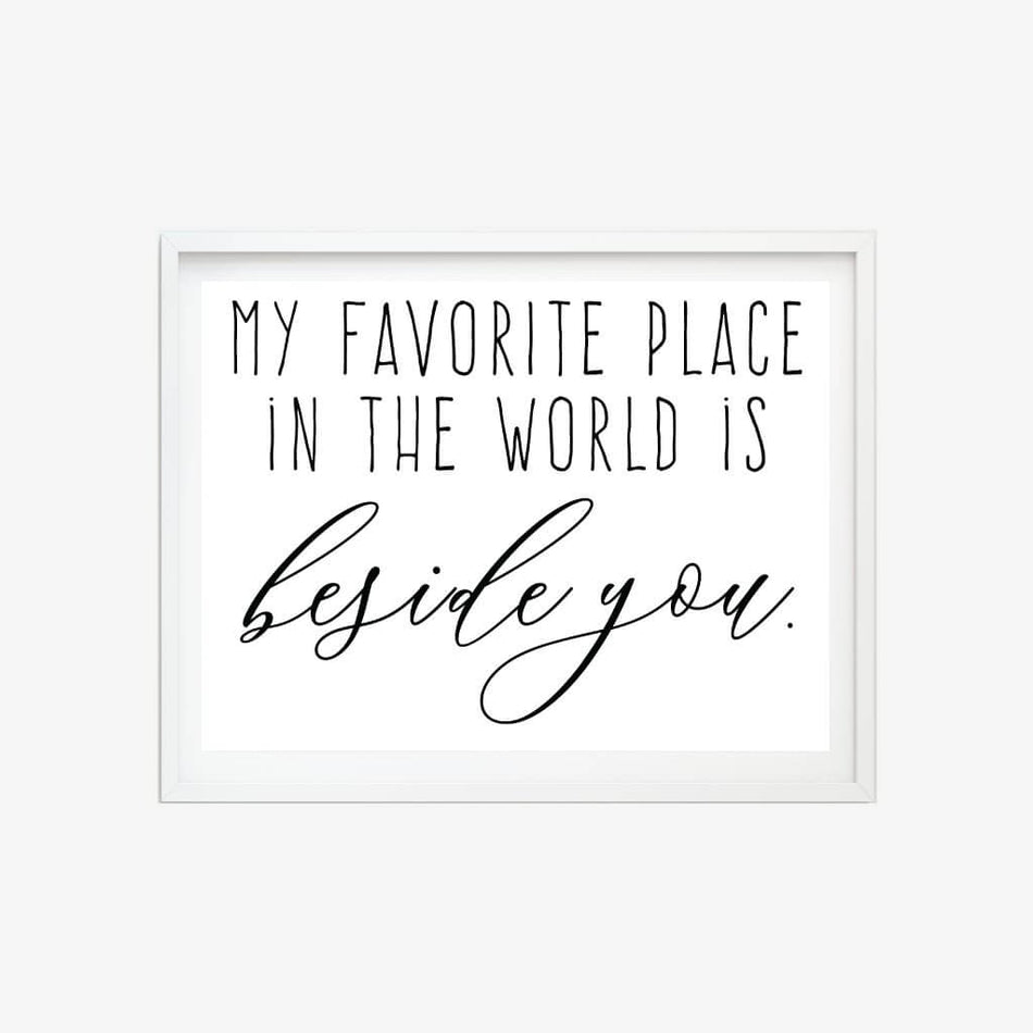 Romantic Home Decor Sign printable template