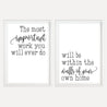 Printable The Most Important Work You Will Ever Do Wall Art Template Template