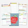 Homeschool Planner Schedule Templates