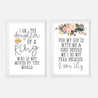 I Am The Daughter Of A King Wall Art Printable Template