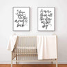 I Love You To the Moon and Back Wall Art Printable Template