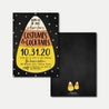 Candy Corn Costume Invitation Template 