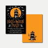 Haunted House  Halloween Invitation Template 