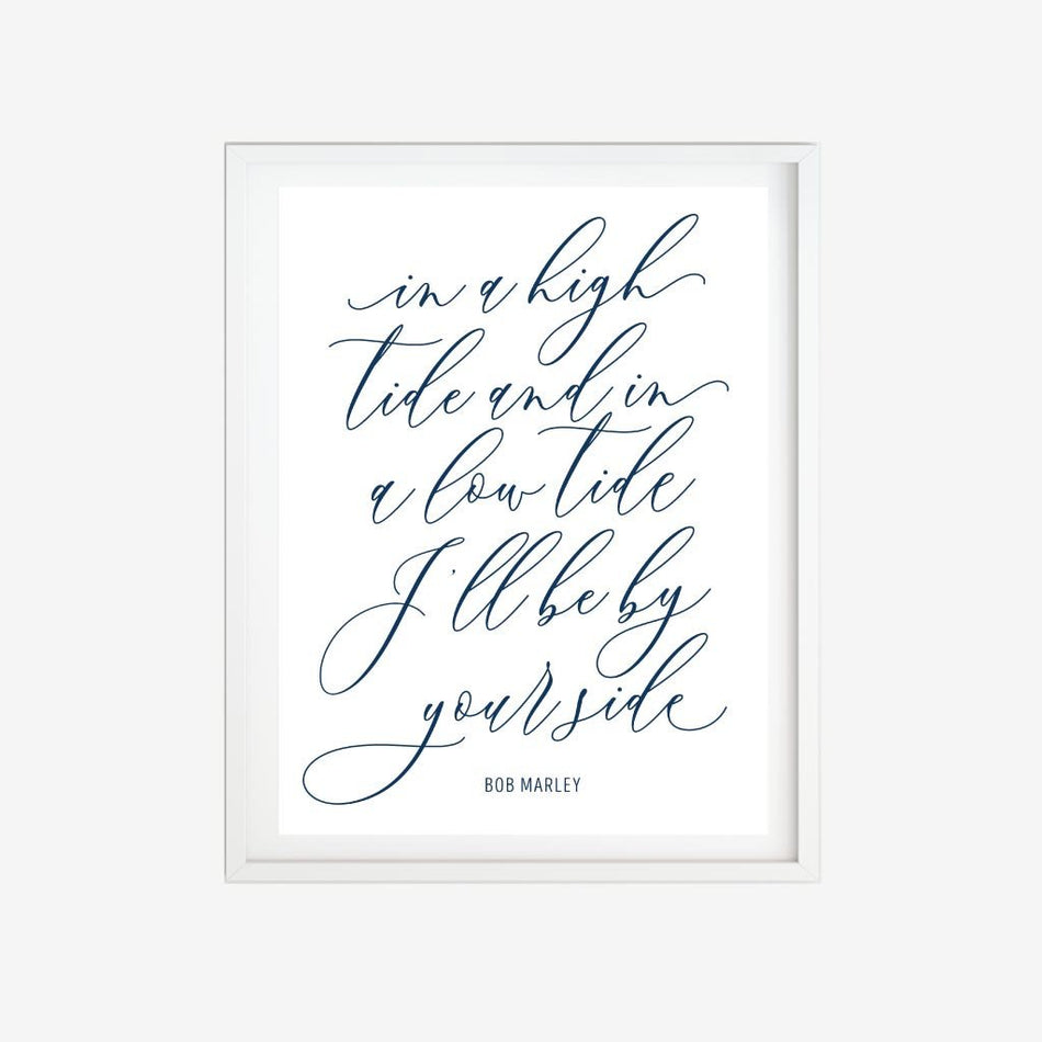 In A High Tide Home Decor Sign Template 