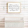 I'll Love You Forever, My Baby You'll Be Wall Art Printable Template