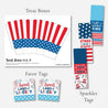 Treat Boxes Favor Tags Sparkler Tags Printable