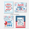 Independence Day Party Signs Decor