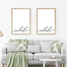 Inhale Exhale Wall Art Inspirational Home Decor Sign Printable Template