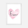 je t'aime Wall Art Master Bedroom Decor Sign Printable Template