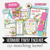 Luau Party Complete Package Printable Templates