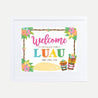 Luau Party Sign Set Printable Templates
