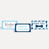 Little Man Baby Shower Food Tent Cards Printable Template
