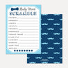 Little Man Baby Shower Word Scramble Game Printable Template