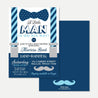 Little Man Baby Shower Invitation Printable Template