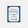 Little Man Baby Shower Welcome Sign Printable Template