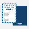 Little Man Baby Shower Wishes Card Printable Template