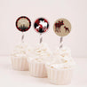 Lumberjack Baby Shower Cupcake Toppers Printable Template