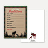 Lumberjack Baby Shower Prediction Advice Wishes Bundle Printable Template